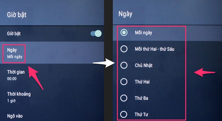 Hướng dẫn cách hẹn giờ tắt, bật cho tivi Sony | Mới Nhất 4 "Ngày"/"Day"