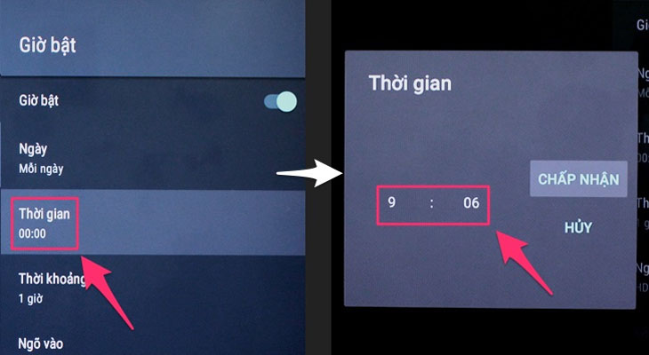 Hướng dẫn cách hẹn giờ tắt, bật cho tivi Sony | Mới Nhất 5 "Thời gian"/"Time"