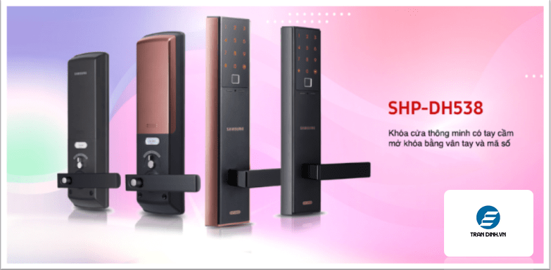 Hướng dẫn cài đặt khóa cửa điện tử SamSung SHP-DH538 1 Hướng dẫn cài đặt khóa cửa điện tử SamSung SHP-DH538