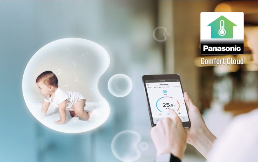 Tính năng kết nối với điện thoại của điều hòa  Panasonic 