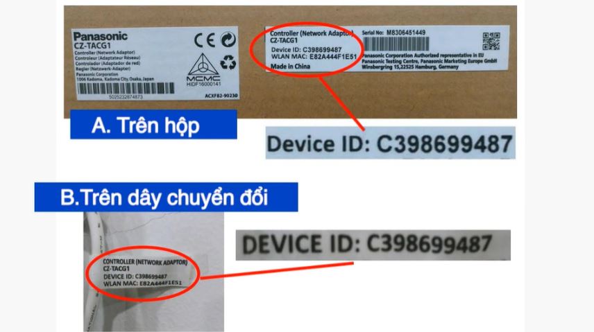 - Mật khẩu thiết bị là mật khẩu bạn có thể tự chọn để dễ nhớ.