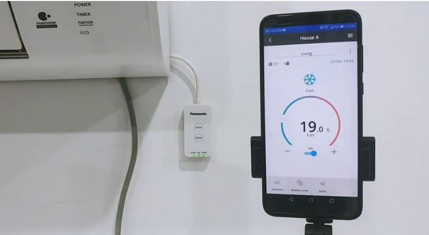 Như vậy là qua 6 bước nhanh chóng và đơn giản, bạn đã kết nối thành công máy lạnh Panasonic với điện thoại sử dụng chế độ WPS.