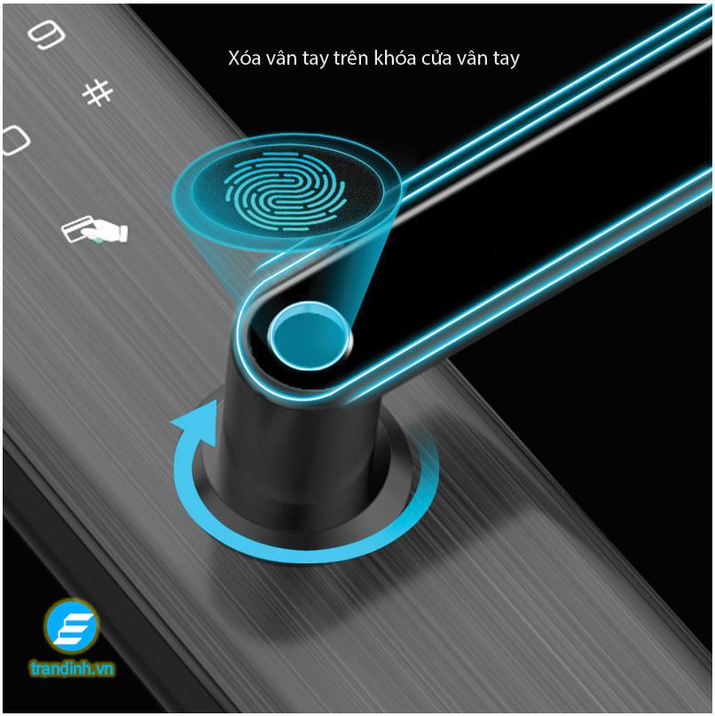 Hướng dẫn xoá vân tay trên khoá thông minh 12 Hướng dẫn cách xoá vân tay trên khoá thông minh chỉ với 2 bước