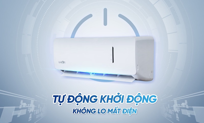Điều hòa Karofi 9000BTU KDC-WF09 13 Tự động khởi động sau khi mất điện