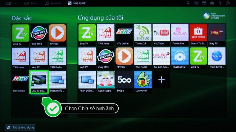 Kết nối điện thoại với Tivi Sony đơn giản nhất【7 cách】 14 Kết nối qua Photo Share hiện đại