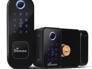 Khoá vân tay cửa cổng chống nước Demax SL602WP thiết kế sang trọng, thẩm mỹ