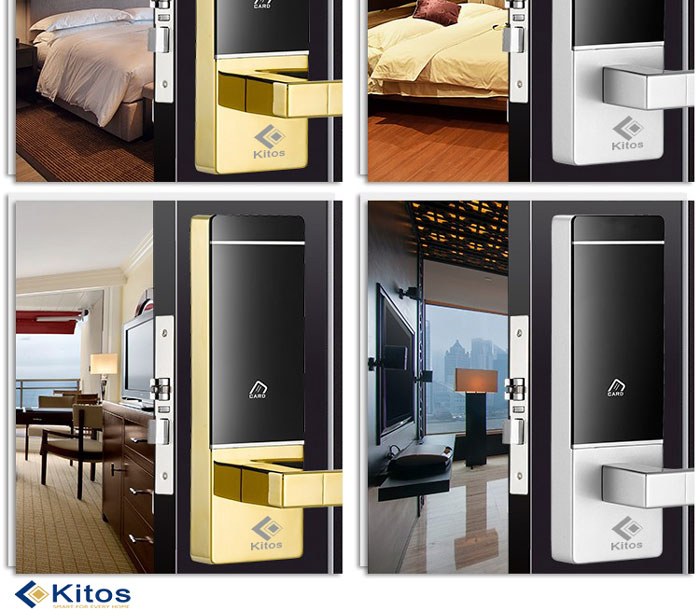 Khoá cửa thẻ từ - Khoá khách sạn Kitos KC-L3 6 Lắp đặt khoá phù hợp nhiều kiến trúc