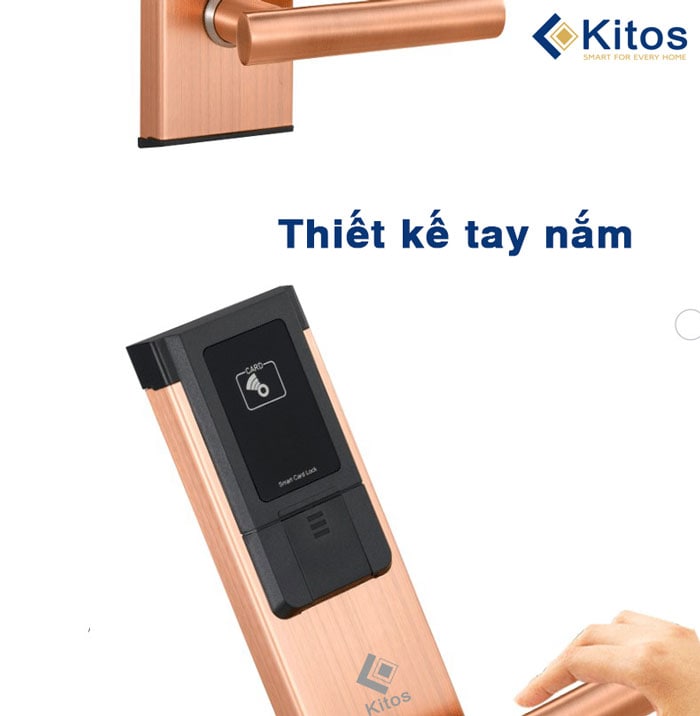 Khóa thẻ từ khách sạn Kitos KC-588 3 3. Thiết kế sang trọng hiện đại, độ bền và tính thẩm mỹ cao