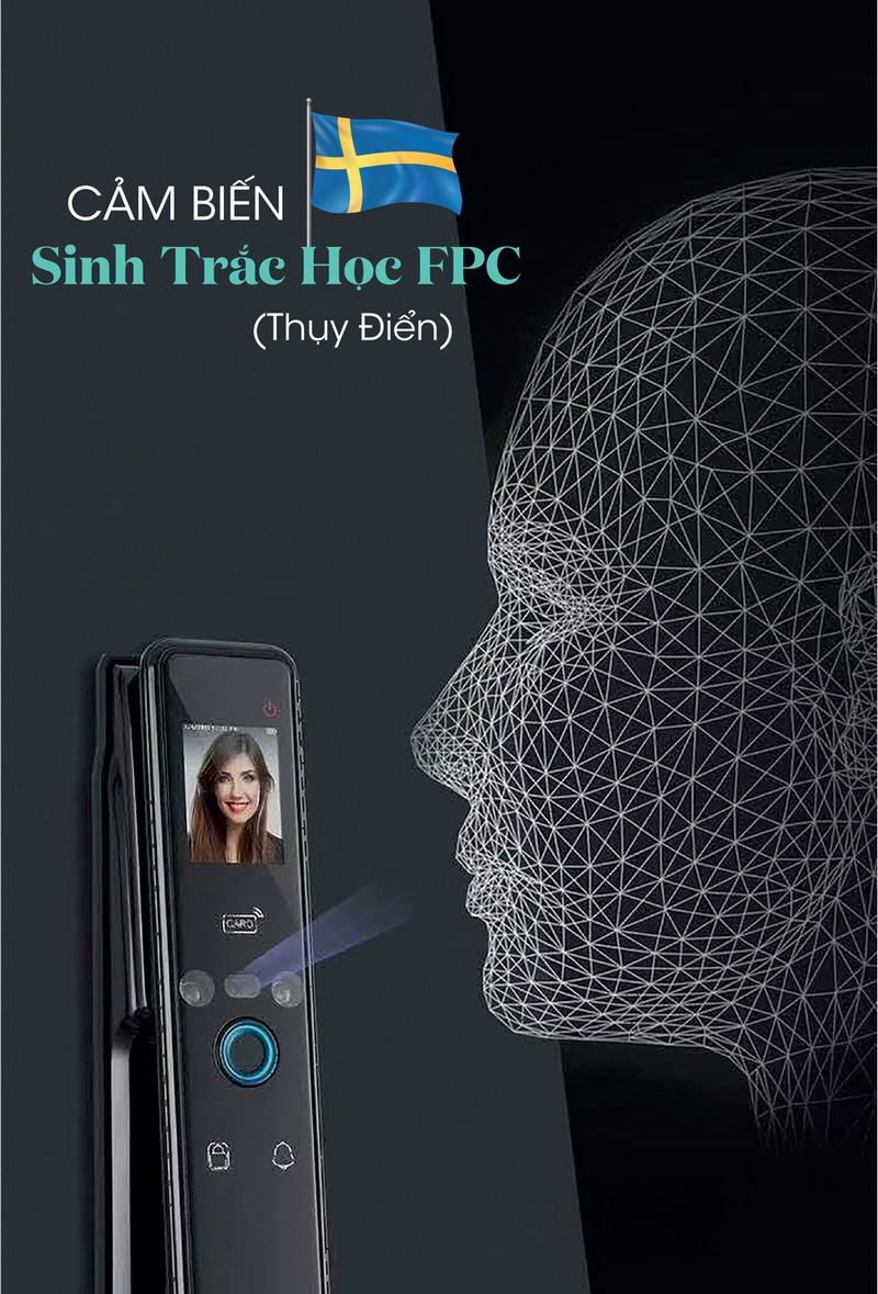 2. Khoá điện tử Demax đa dạng cách mở cửa.