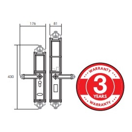 khoá cửa điện tử Demax SL822 GOLD/AC 1 1. Thông số kỹ thuật của Demax SL822.