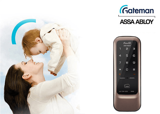 Khoá cửa điện tử - Khoá thẻ từ Gateman HASH 1 Khoá cửa điện tử Gateman HASH kiểu dáng nhỏ gọn. thẩm mỹ, độ bền cao