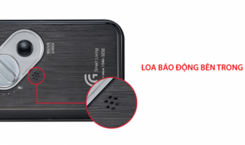 Khoá cửa điện tử - Khoá thẻ từ Gateman HASH 9 Khoá điện tử - khoá cửa thẻ từ Gateman HASH trang bị loa báo bên trong