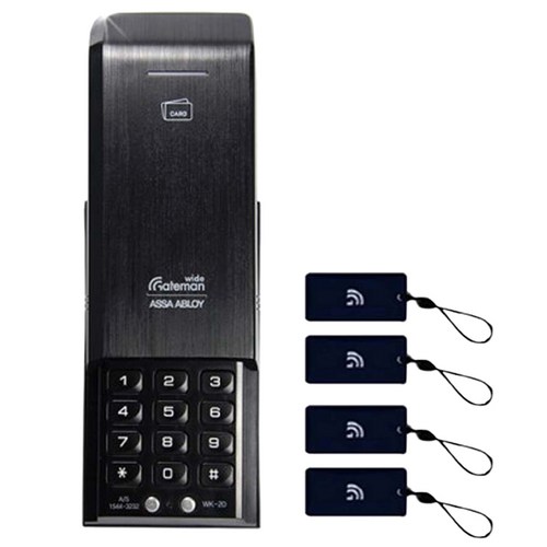 Khóa cửa thẻ từ - Khoá mã số phím nổi Gateman WK-20 2 1. Khoá cửa điện tử Gateman WK-20 thiết kế hiện đại, mã số nổi truyền thống