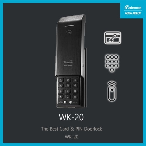 Khóa cửa thẻ từ - Khoá mã số phím nổi Gateman WK-20 4 2. Khoá cửa Gateman WK-20 trang bị 2 phương thức mở khoá