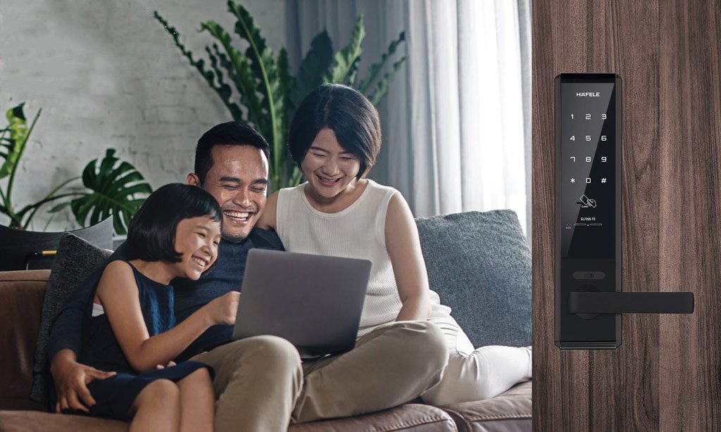 Khoá cửa điện tử Hafele EL7000-TC 4 Khoá thông minh Hafele EL7000 lắp đặt phù hợp nhiều kiến trúc nhà