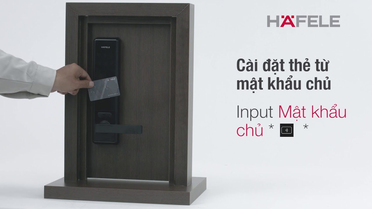 Khoá điện tử Hafele EL7200-TC - Mã số, thẻ từ 1 Các đặc điểm nổi bật trên khoá điện tử Hafele EL7200 - TC