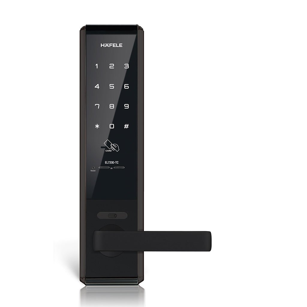 Khoá điện tử Hafele EL7200-TC - Mã số, thẻ từ 2 Khoá thông minh Hafele EL7200-TC kiểu dáng sang trọng, độ bền và tính thẩm mỹ cao