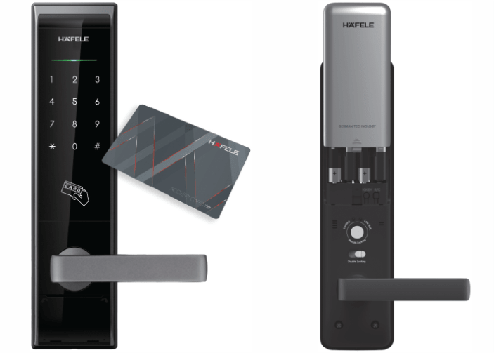 Khoá cửa mã số, thẻ từ Hafele EL8000 sở hữu kiểu dáng hiện đại, thẩm mỹ