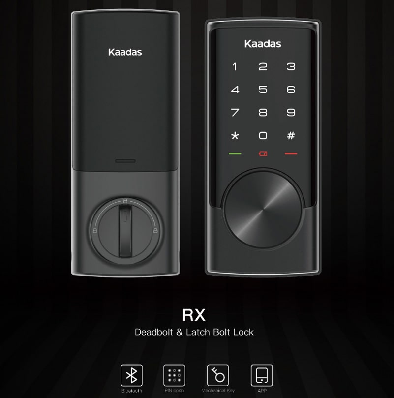 Khoá cửa điện tử Kaadas RX-D 2 Đa dạng phương thức mở khoá tiện dụng