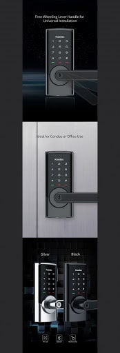 Khoá cửa điện tử Kaadas RX-D 5 Phù hợp lắp đặt trên nhiều chất liệu cửa