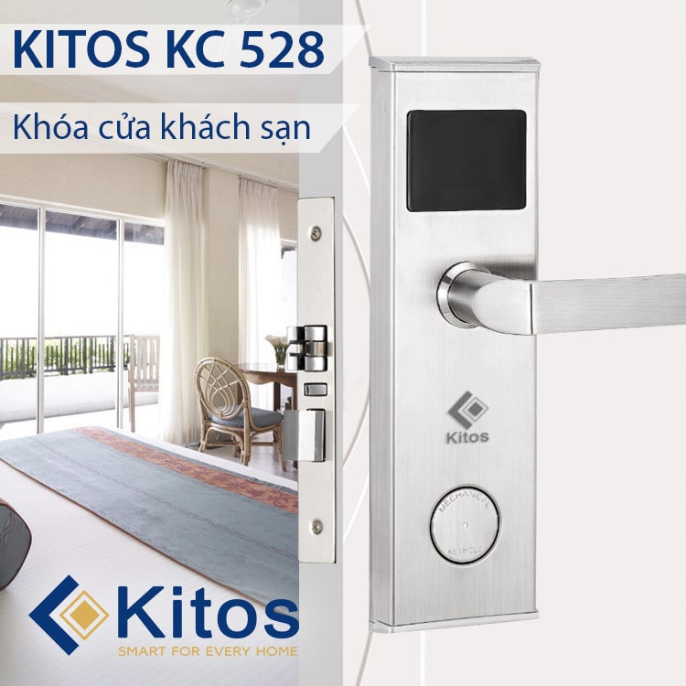 Khóa thẻ từ khách sạn Kitos KC-528 4 Khóa thẻ từ khách sạn Kitos KC-528 thiết kế sang trọng, độ bền cao