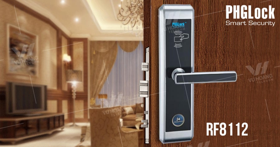 Khoá cửa thông minh - Khoá khách sạn PHGLock RF8112 3 Khoá cửa thông minh - Khoá khách sạn PHGLock RF8112