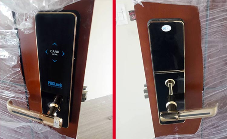 3. Khoá thẻ từ PHGLock RF8153 lắp đặt phù hợp nhiều kiến trúc