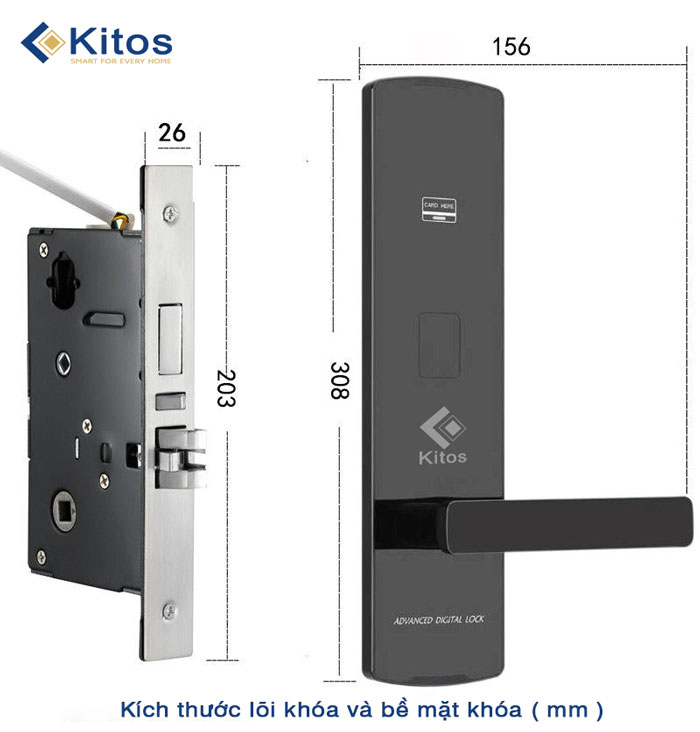 Khóa thẻ từ khách sạn Kitos KC-818 9 Đặc điểm nổi bật