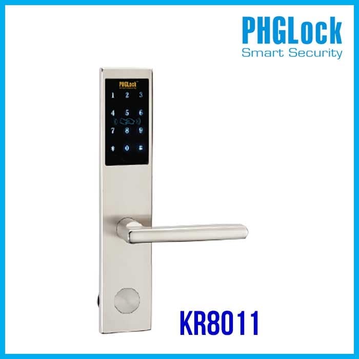 4. Khoá cửa thông minh PHGLock KR8011 kiểu dáng hiện đại, tính thẩm mỹ cao