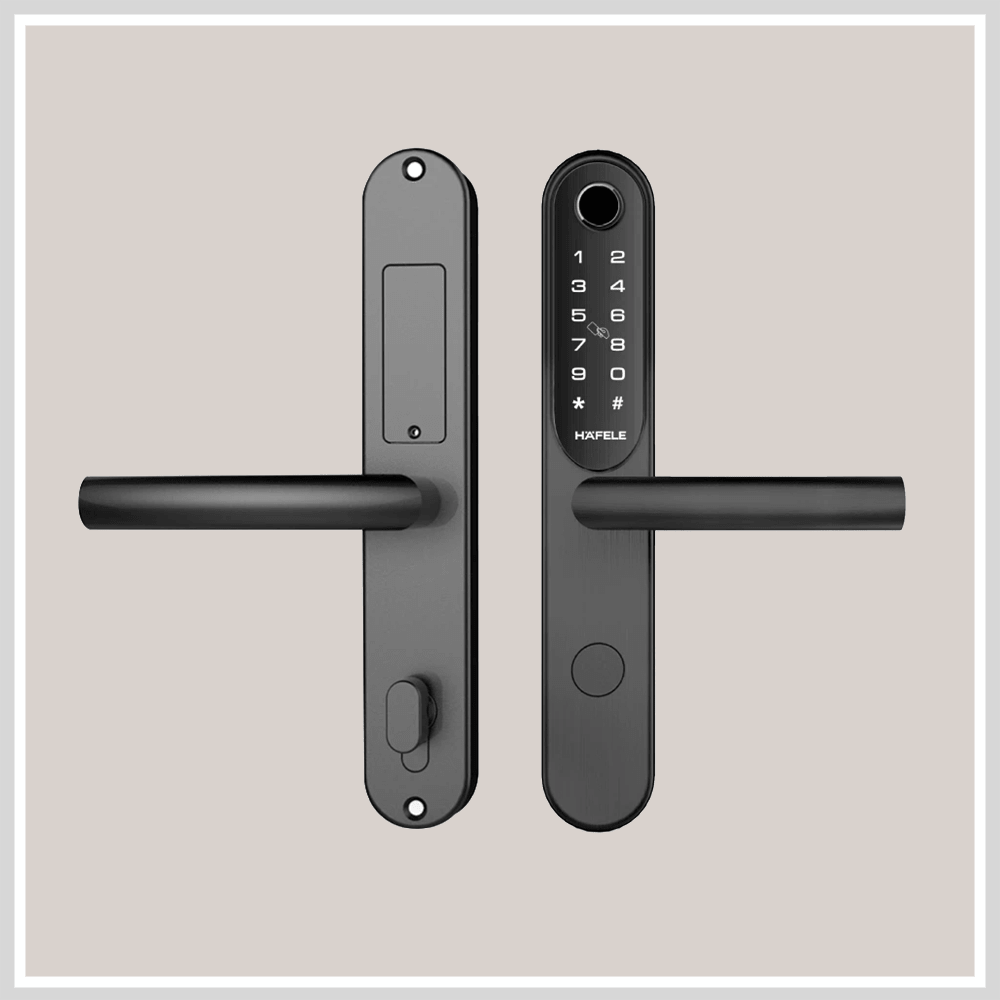 Khoá điện tử Hafele EL6500-TCS - Vân tay, mã số, thẻ từ 3 Thiết kế sang trọng, hiện đại thẩm mỹ
