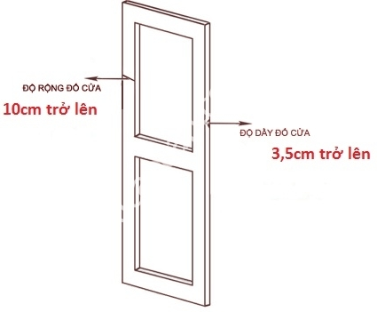 5. Khoá cửa điện tử ADEL4910 phù hợp lắp trên chất liệu cửa gỗ, cửa lõi thép