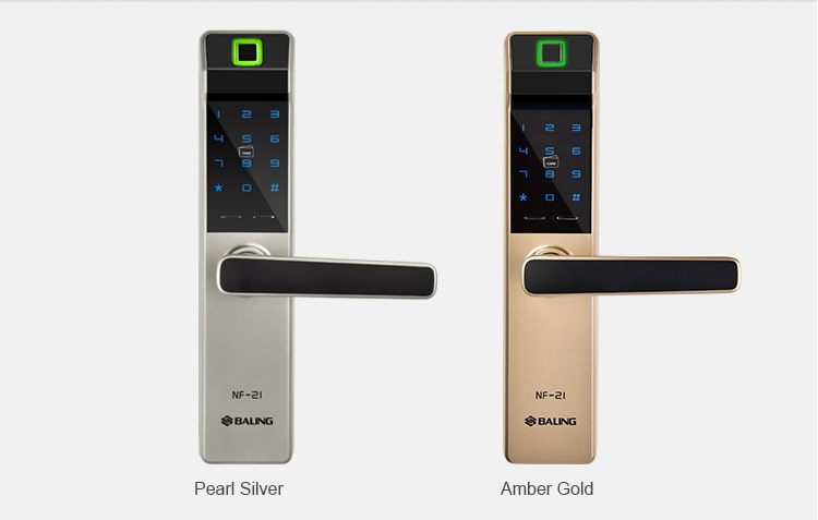 Khóa cửa vân tay ADEL NF21 3 2. Khóa cửa thông minh ADEL NF21 phù hợp lắp đặt chung cư, khách sạn, căn hộ