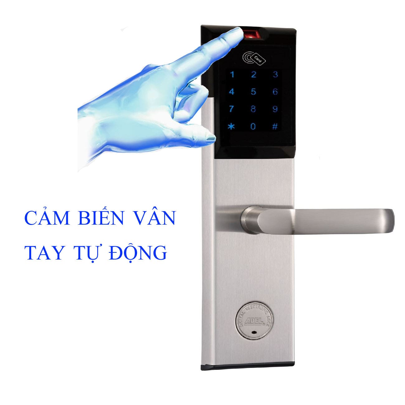 5. Khả năng cảm biến của khoá vân tay ADEL US-13