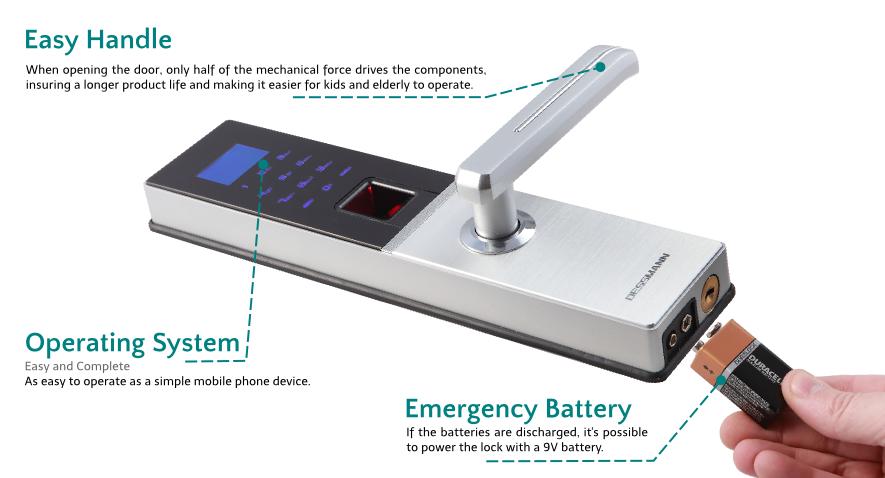 Khóa cửa vân tay Dessmann G810 6 3. Ưu điểm khóa cửa cao cấp Dessmann G810