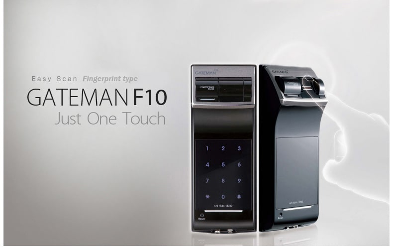Khoá cửa vân tay - khoá điện tử Gateman F10 9 Công nghệ cảm biến vân tay Life-Scan hiện đại