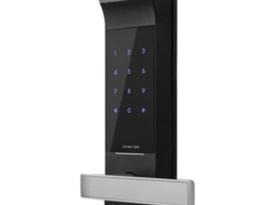 Kiểu dáng tay cầm hiện đại, chất liệu bền bỉ trên khoá điện tử Gateman F100