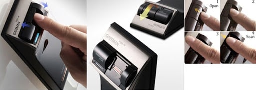 Khoá cửa điện tử - Khoá vân tay Gateman F100 8 Công nghệ nhận dạng vân tay Life-Scan bảo mật cao