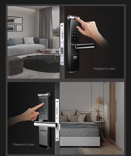 Khoá cửa điện tử - Khoá vân tay Gateman FK521 9 4. Khoá cửa thông minh Gateman-FK521 đa dạng phương thức mở khoá