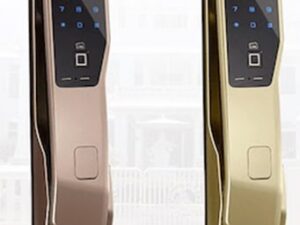 1. Khoá cửa vân tay Gateman Pass700 có thiết kế hiện đại, phù hợp lắp cửa chính