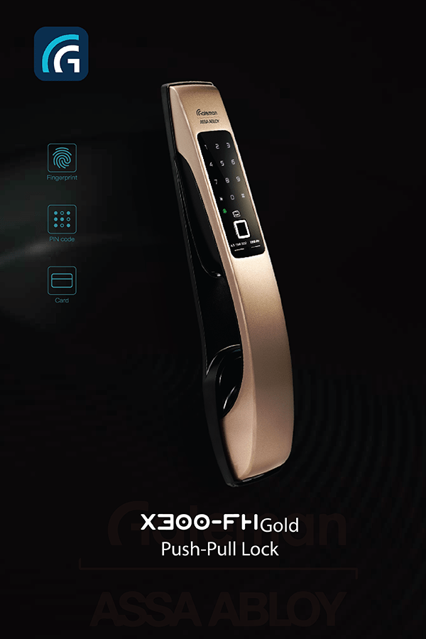 Khoá cửa điện tử - khoá thông minh Gateman X300-FH 3 2. Khoá cửa điện tử Gateman X300 FH trang bị 4 cách mở khoá tiện lợi
