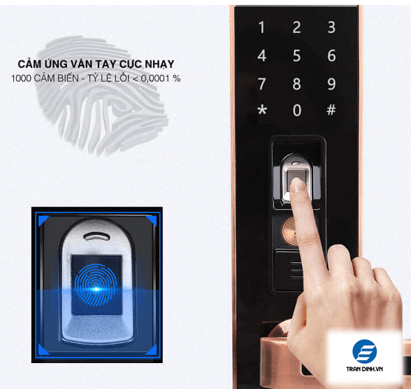 Khóa cửa vân tay giá bao nhiêu tiền 12 Đăng ký vân tay mới vào khóa vân tay như thế nào?