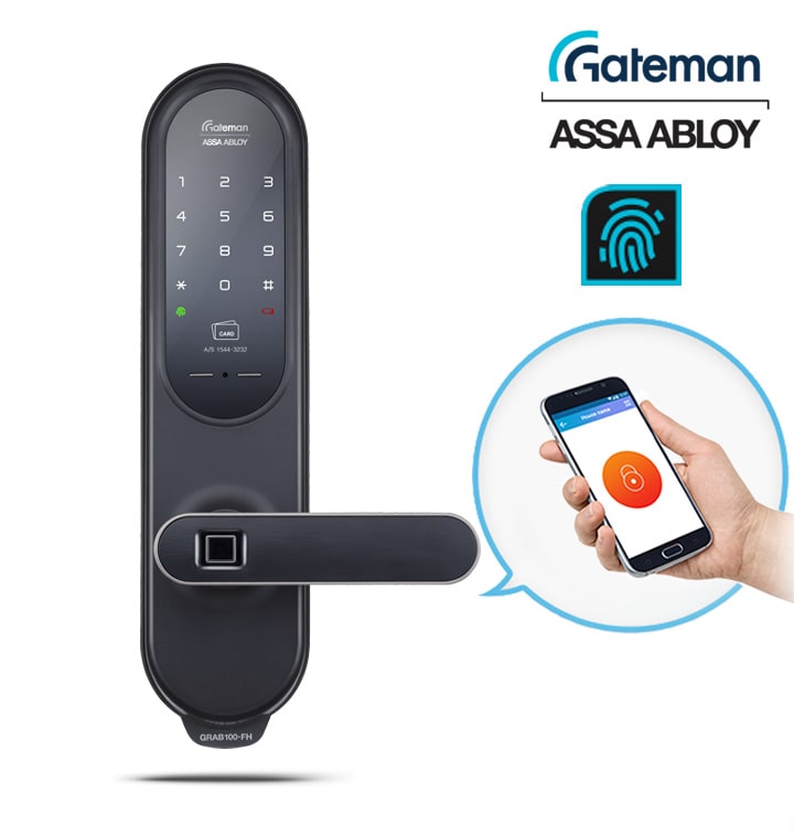 Khoá cửa vân tay - điện tử Gateman GRAB100-FH 8 6. Kết nối khoá thông minh Gateman GRAB100 bằng ứng dụng điện thoại