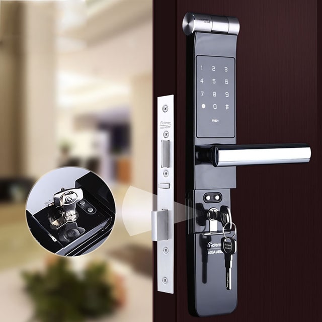 Khoá cửa vân tay - điện tử Gateman GRAB100-FH 7 5. Khoá điện tử Gateman GRAB100 FH phù hợp lắp đặt cho nhiều kiến trúc nhà, chất liệu cửa