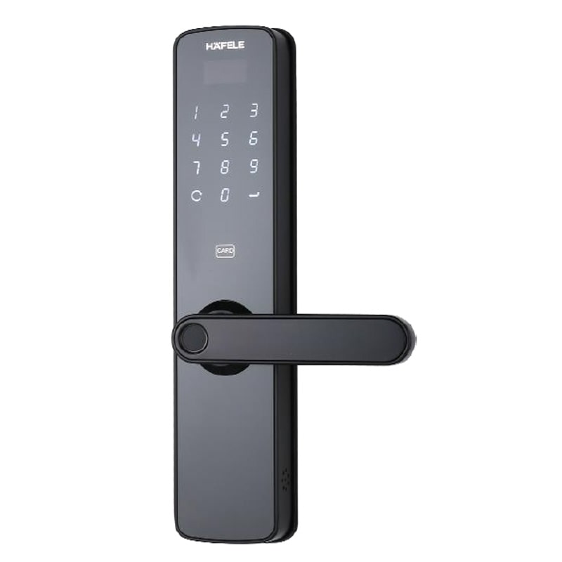 Khoá cửa vân tay, mã số, thẻ từ Hafele DL7100 4 Kiểu dáng hiện đại, thẩm mỹ, độ bền cao