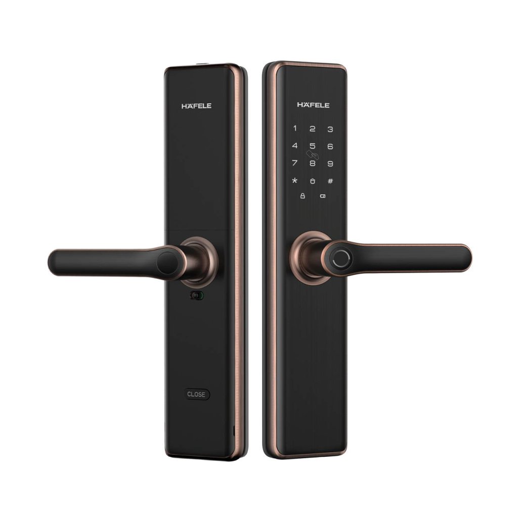 Khoá cửa vân tay Hafele DL7600 1 1. Khoá cửa vân tay Hafele DL7600 thiết kế sang trọng, độ bền cao