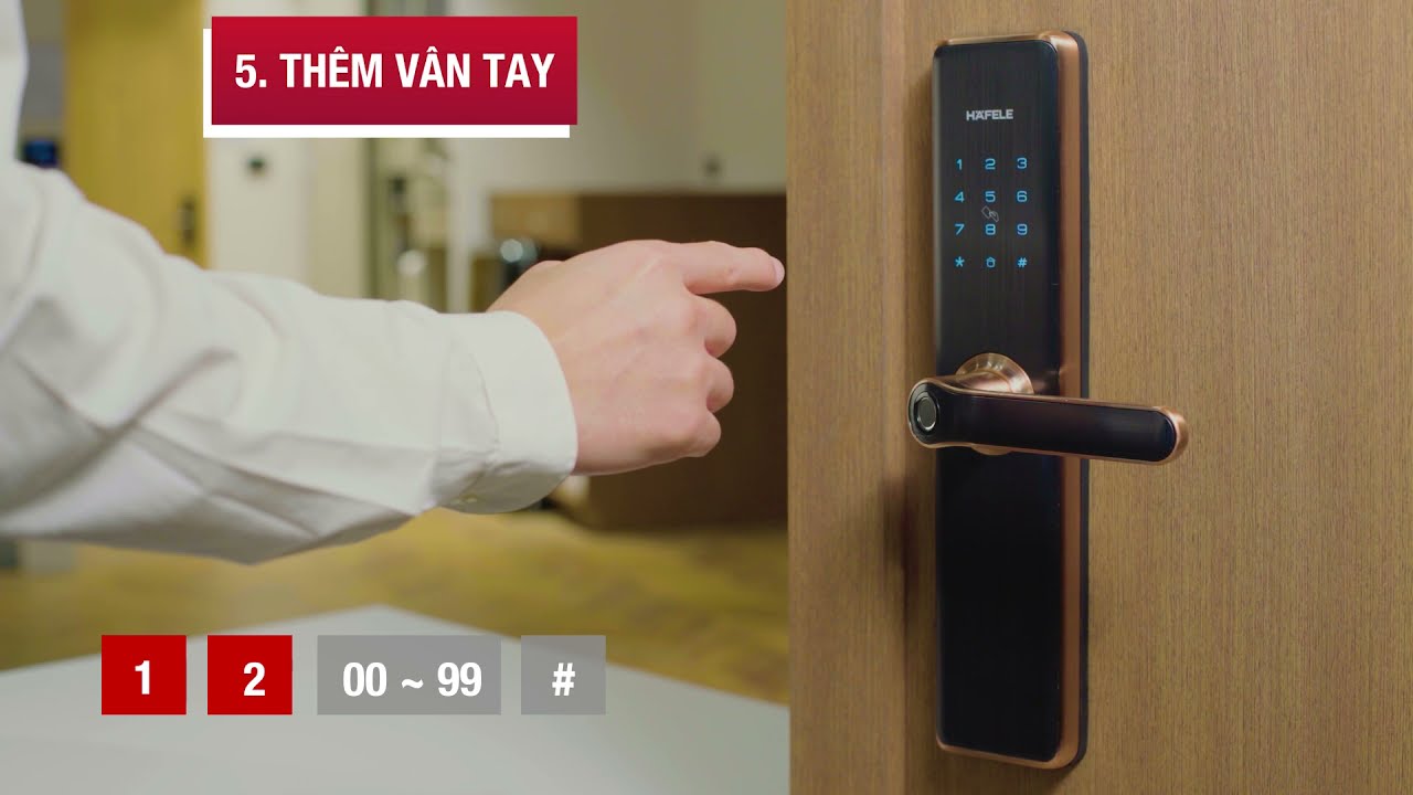 Khoá cửa vân tay Hafele DL7600 3 3. Lắp đặt khoá cửa thông minh Hafele DL7600 trên nhiều kiến trúc nhà