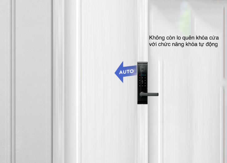 Khoá cửa vân tay Hafele EL9000 - TCS 10 5. Tính năng khoá cửa tự động tiện ích