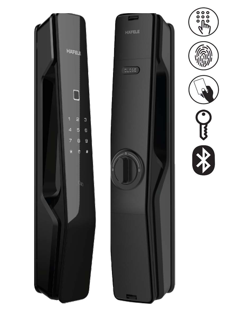 Khoá cửa vân tay Hafele PP9000 4 3. Đa dạng phương thức mở khoá trên khoá cửa thông minh Hafele PP9000