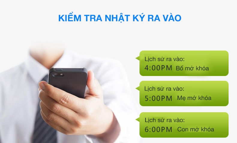Khoá cửa vân tay Kaadas 9113 20 6. Các điểm nổi bật khác trên khoá cửa Kaadas 9113