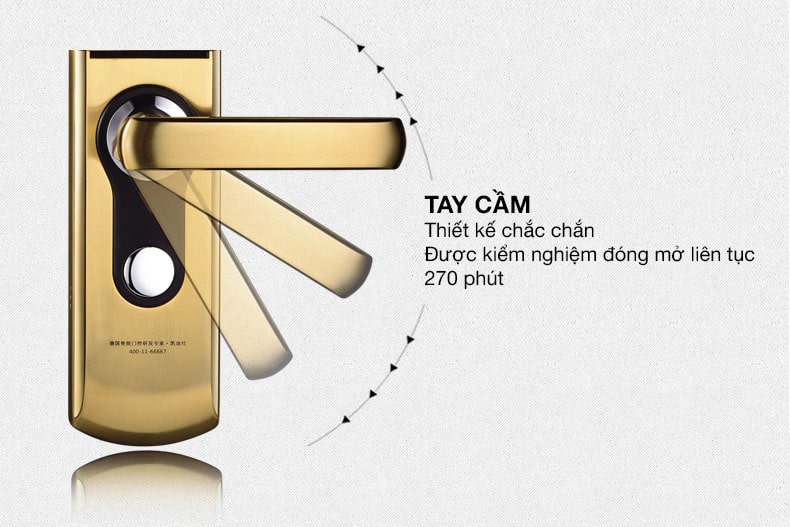 Khoá cửa vân tay Kaadas 9113 2 1. Khoá cửa vân tay Kaadas-9113 có kiểu dáng sang trọng, độ bền cao